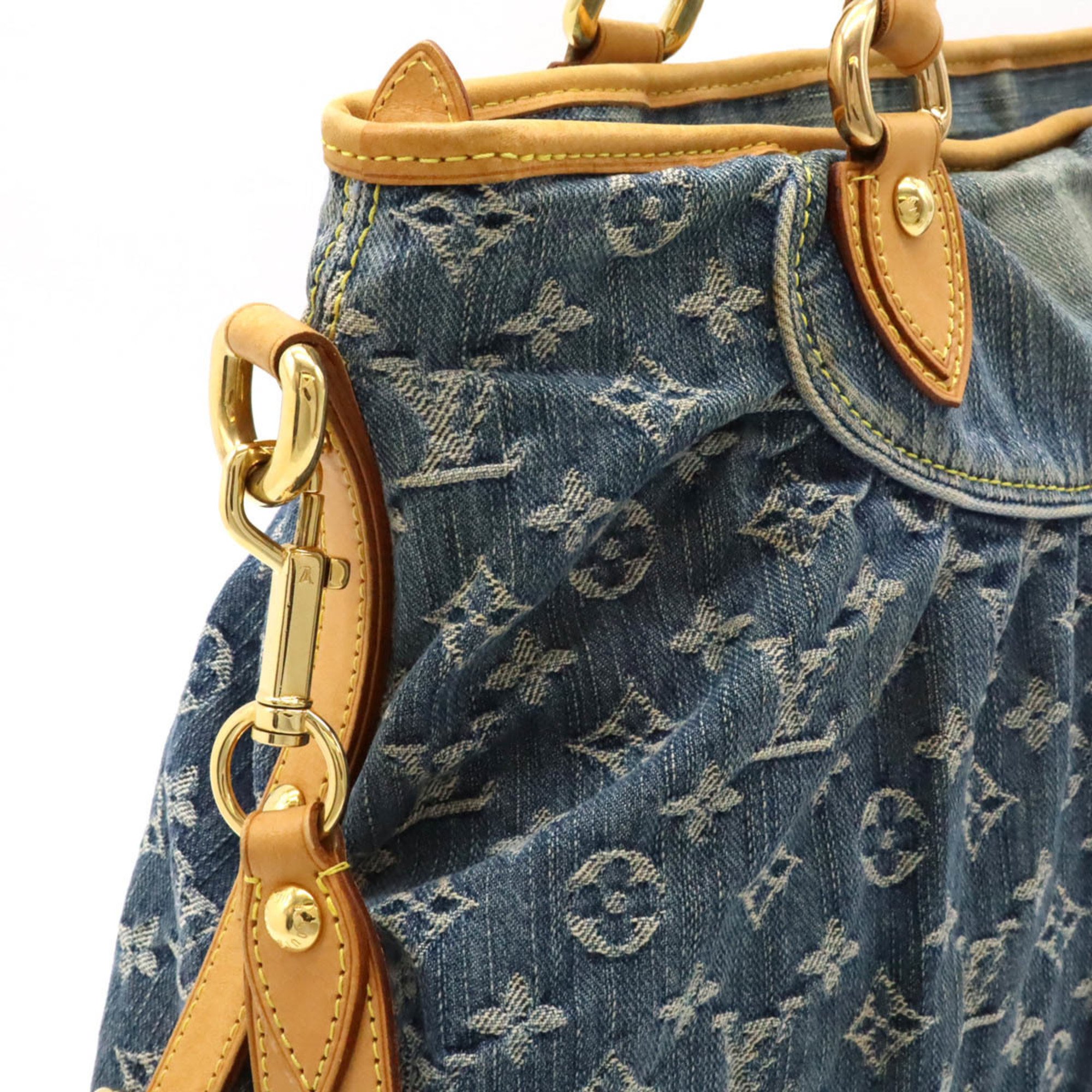 LOUIS VUITTON Louis Vuitton Monogram Denim Neo Cavi GM Tote Bag Handbag Shoulder Blue M95350