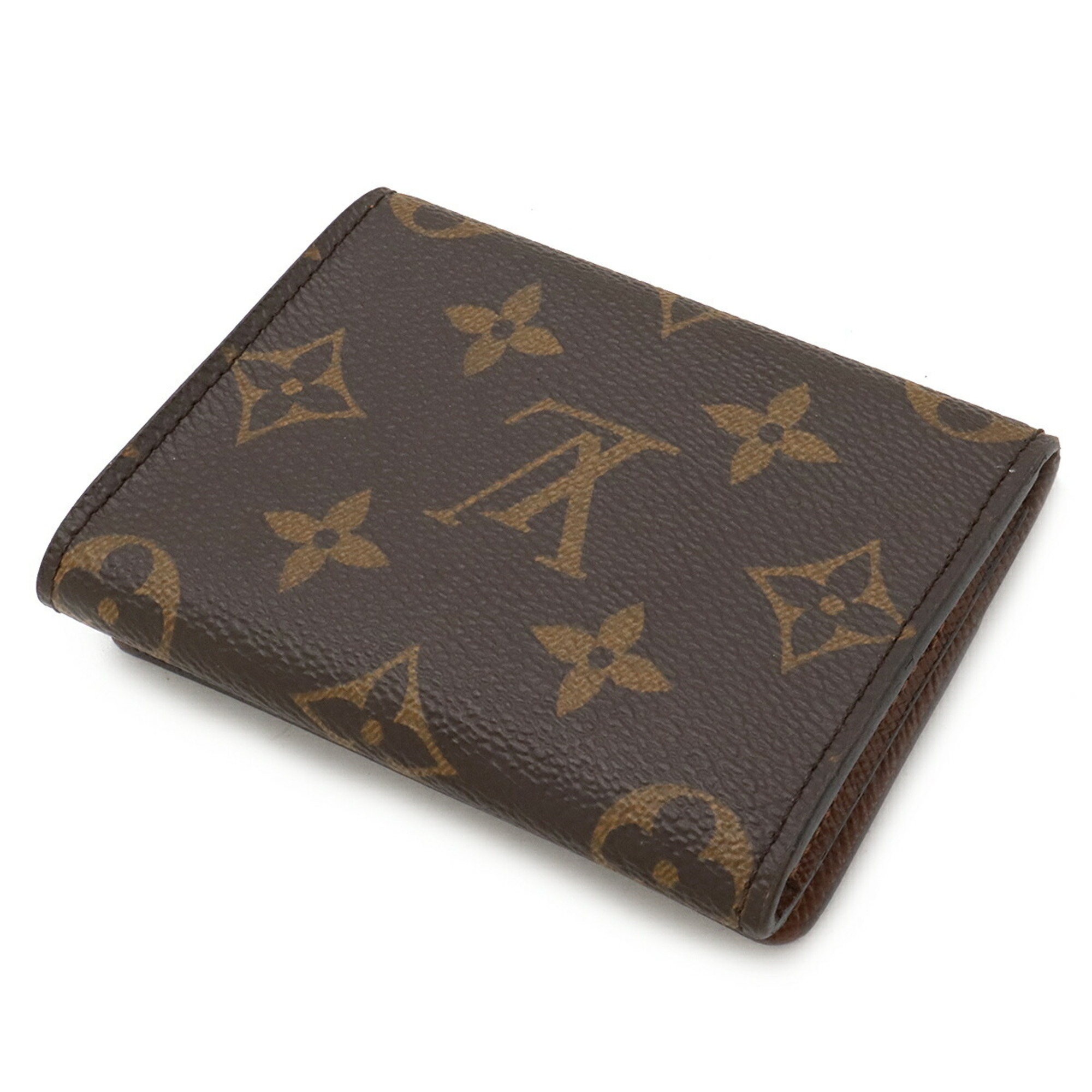 LOUIS VUITTON Louis Vuitton Monogram Envelope Carte de Visite Card Case Business Holder Pass M63801