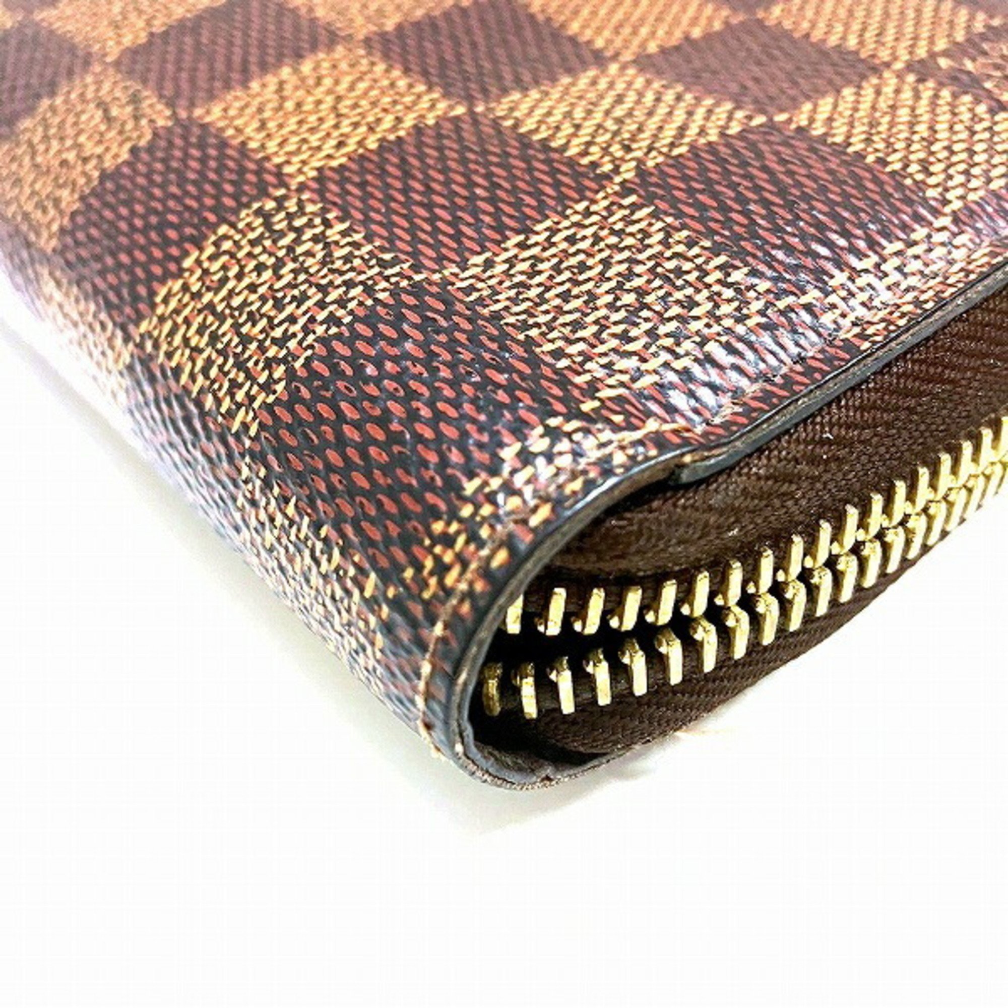 Louis Vuitton Damier Zippy Wallet N41661 Round Long for Men and Women