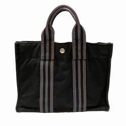 Hermes Fouleaux PM Black Bag Handbag Tote Men Women