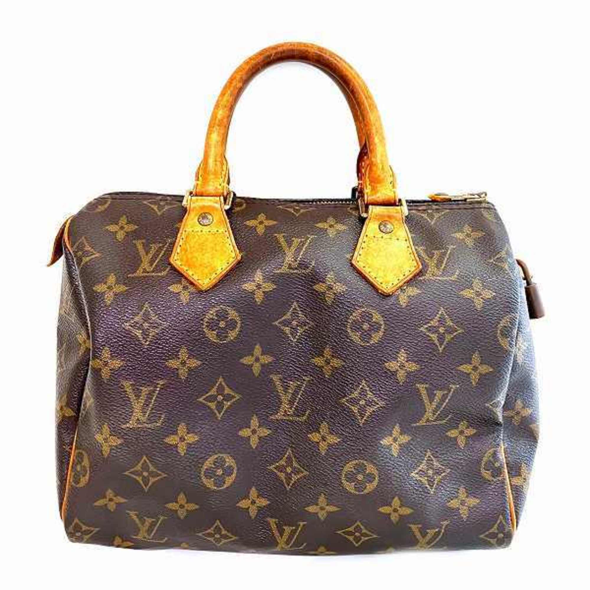 Louis Vuitton Monogram Speedy 25 M41528 Bags Handbags Women's