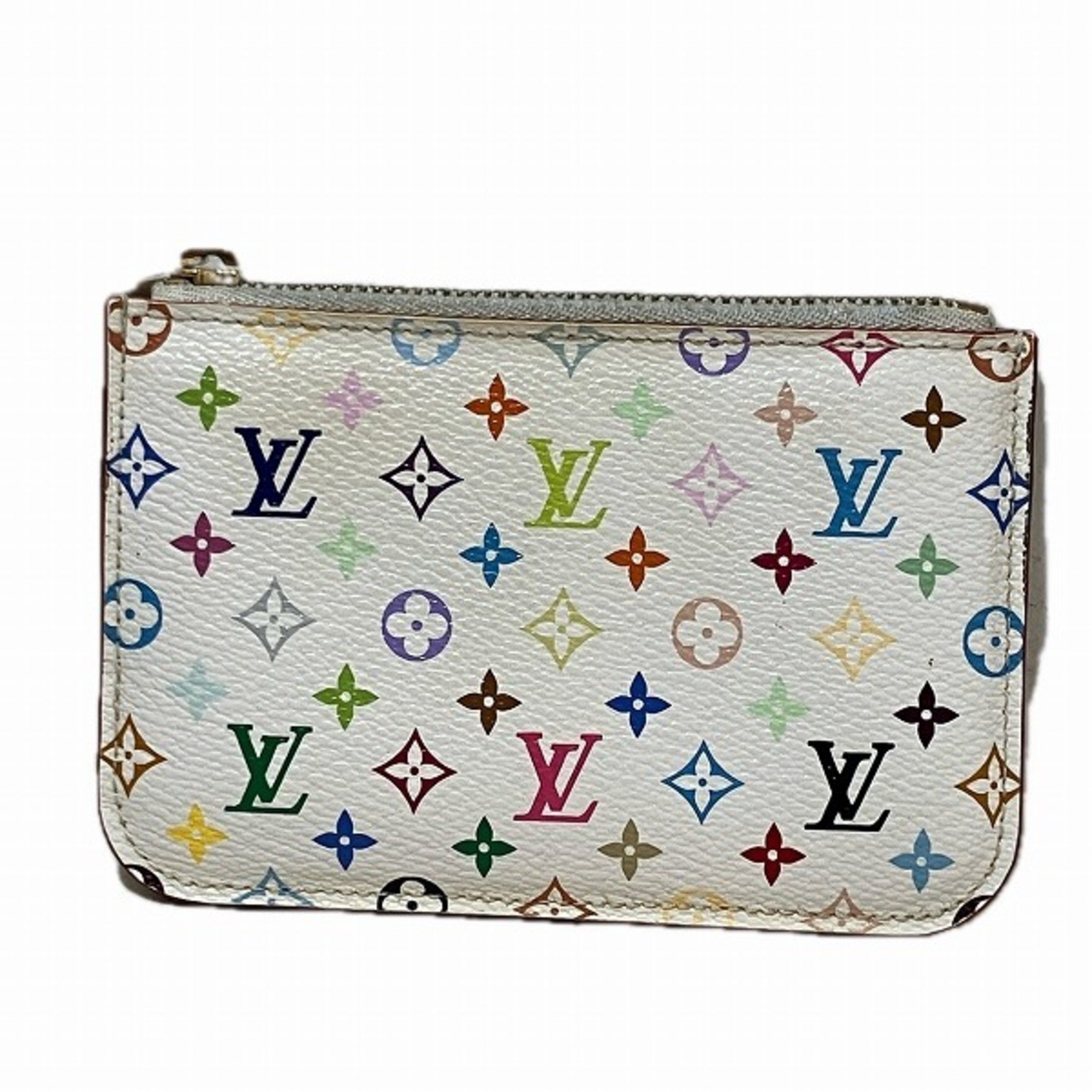 Louis Vuitton Monogram Multicolor Pochette Cle M93733 Wallets, coin cases, accessories, pouches, women's