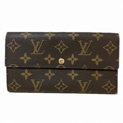 Louis Vuitton Monogram Pochette Portemonnay Credit M61725 Long Wallet Bi-fold Men's Women's