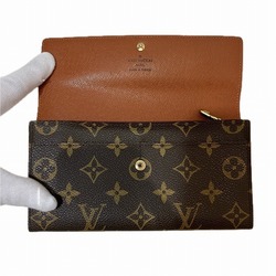 Louis Vuitton Monogram Pochette Portemonnay Credit M61725 Long Wallet Bi-fold Men's Women's