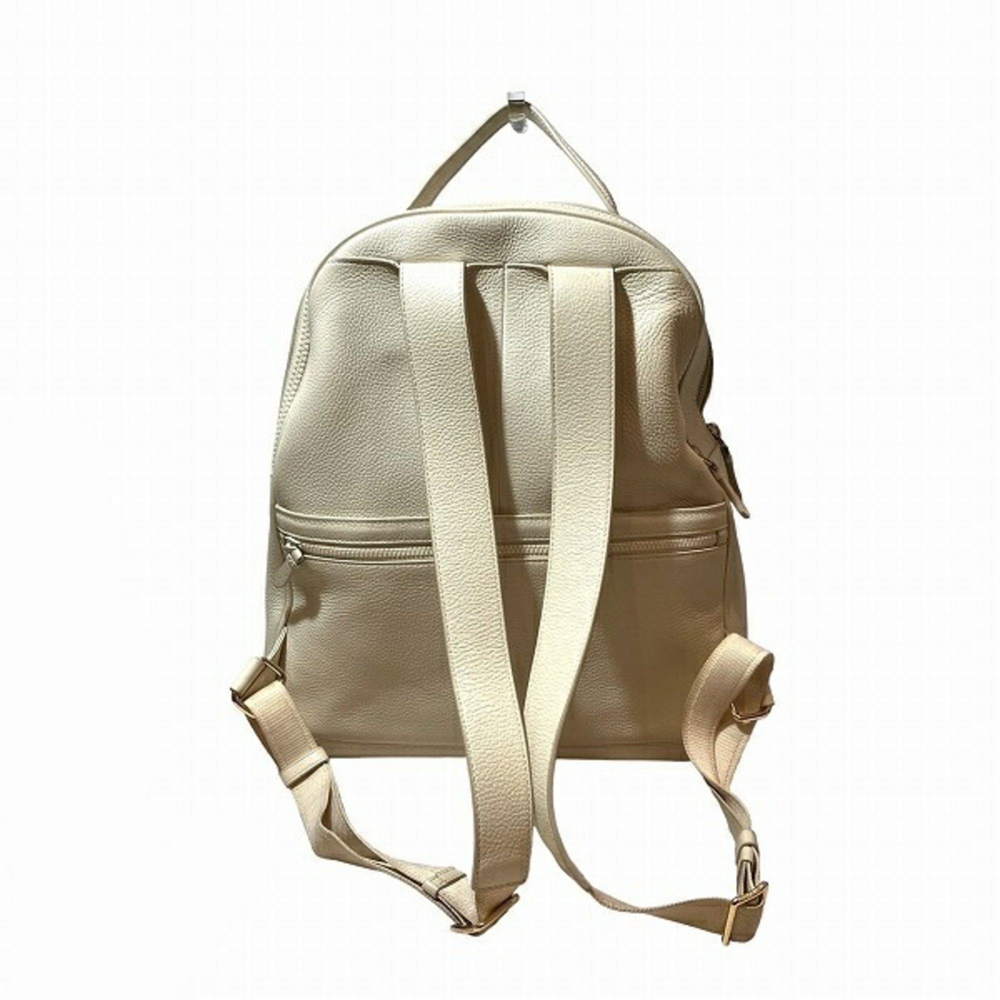 Cole Haan Leather Backpack U04464 Ivory Bag Women's