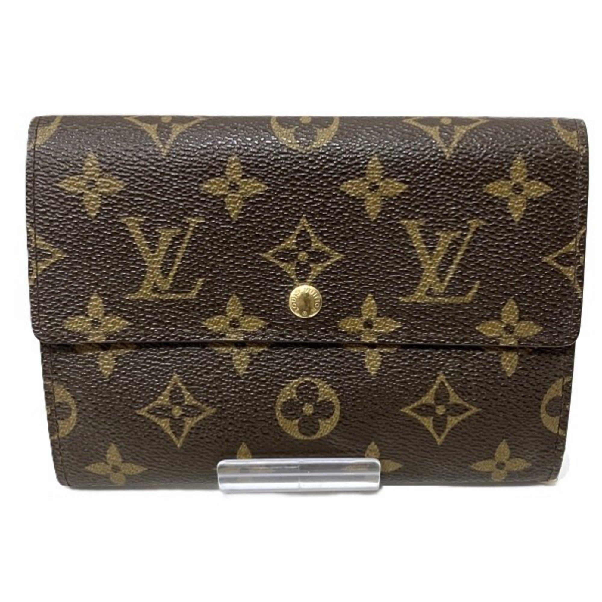 Louis Vuitton Monogram Porte Tresor Etui Papier M61202 Bi-fold Wallet for Men and Women