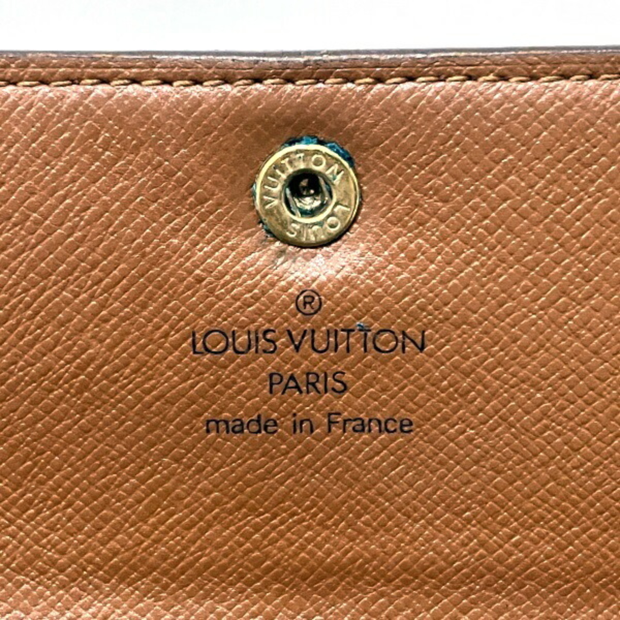 Louis Vuitton Monogram Porte Tresor Etui Papier M61202 Bi-fold Wallet for Men and Women