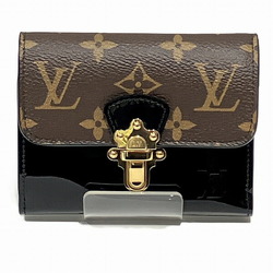 Louis Vuitton Monogram x Vernis Portefeuille Cherry Wood Compact M61912 Wallet Tri-fold for Women