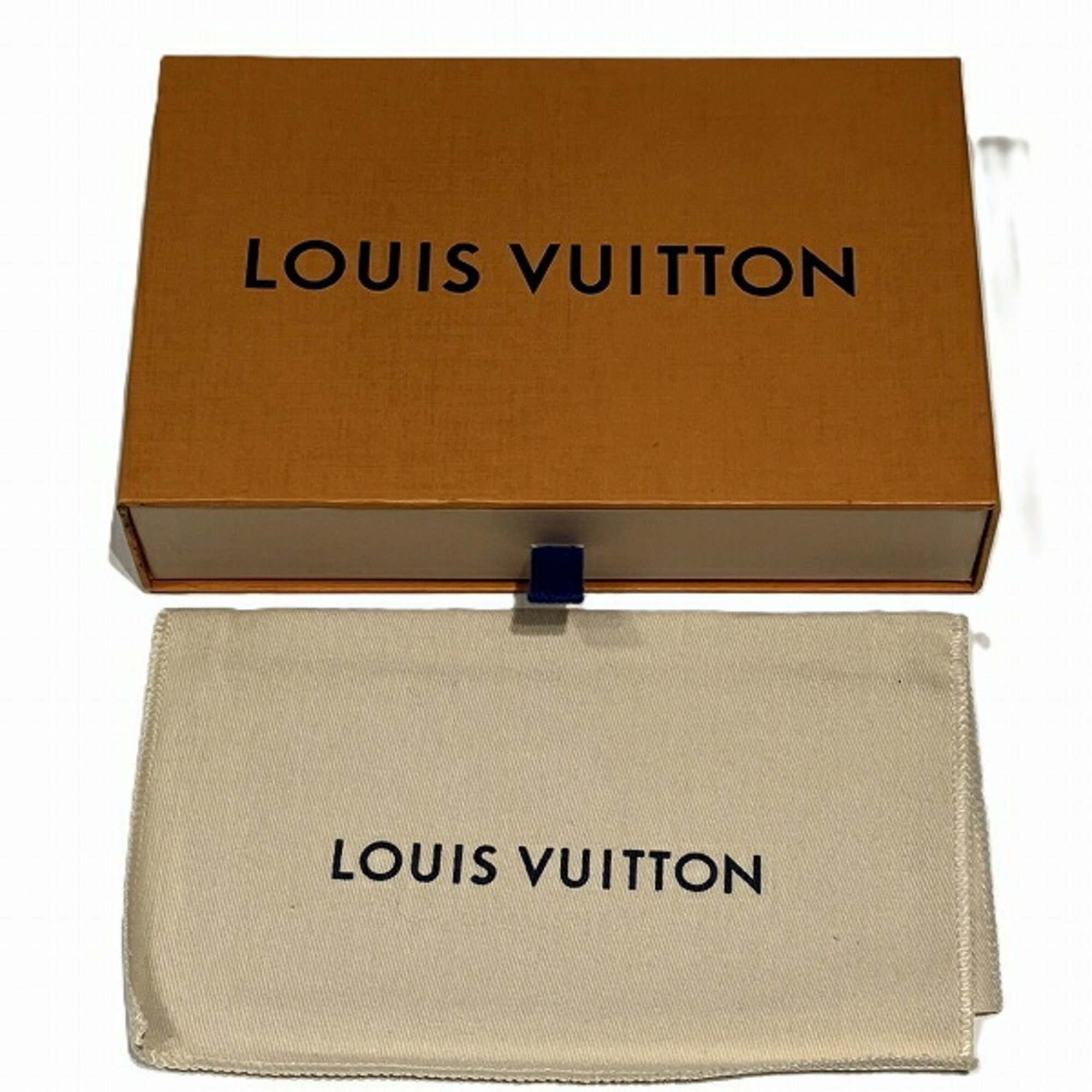 Louis Vuitton Monogram x Vernis Portefeuille Cherry Wood Compact M61912 Wallet Tri-fold for Women