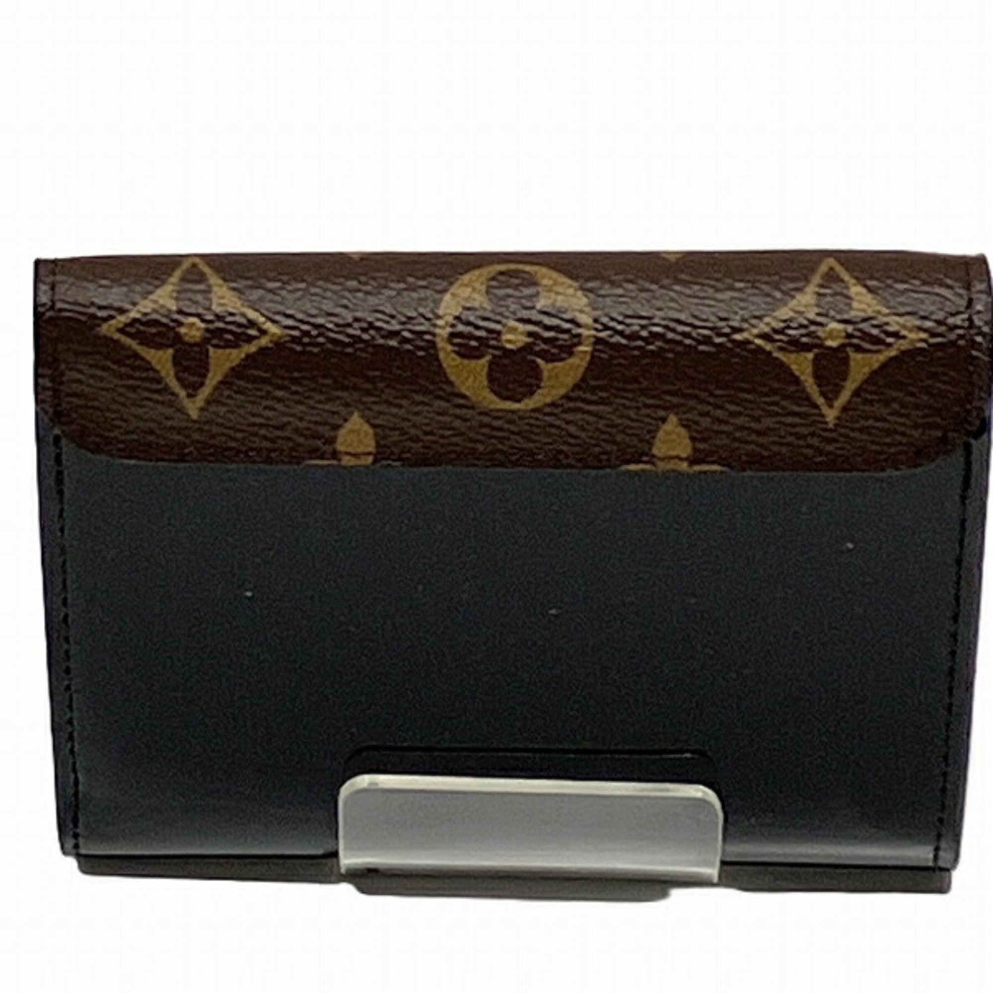 Louis Vuitton Monogram x Vernis Portefeuille Cherry Wood Compact M61912 Wallet Tri-fold for Women