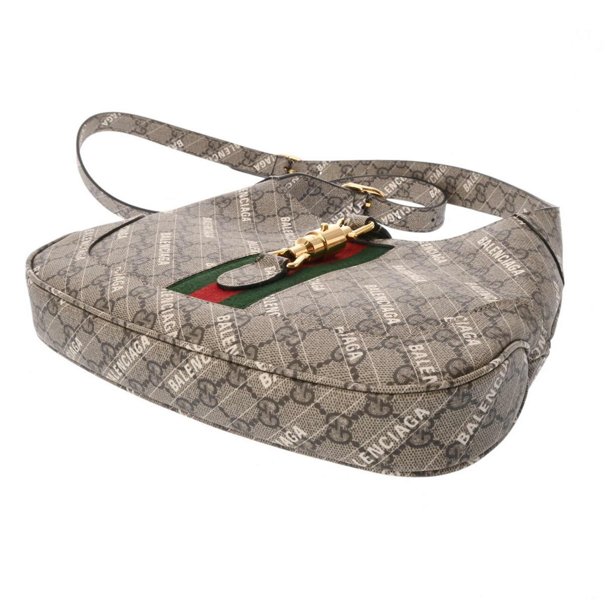 Gucci 636706 Women's GG Supreme Shoulder Bag Beige