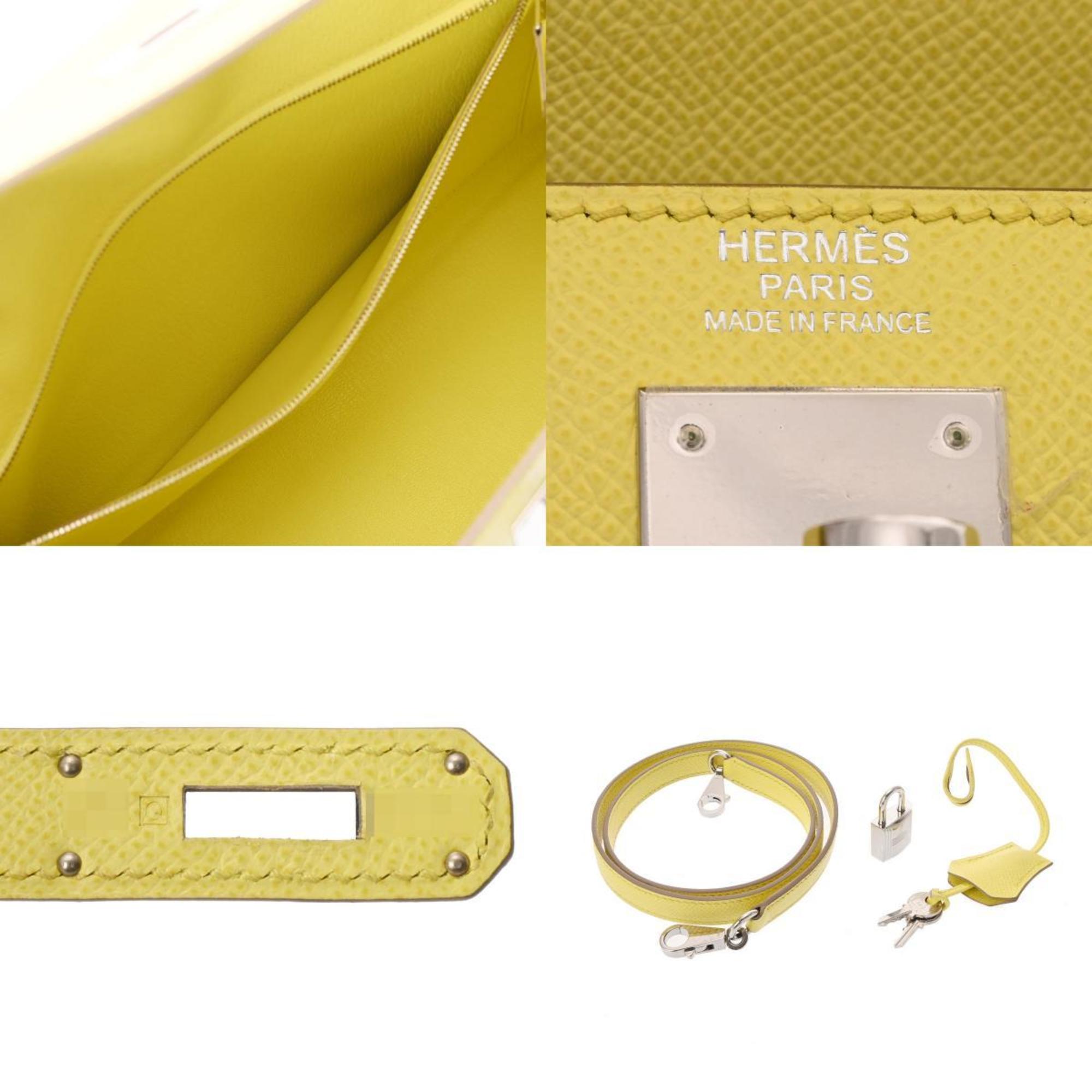 HERMES Kelly 32, outer stitching, souffle, Q stamp (around 2013), women's Epsom leather handbag