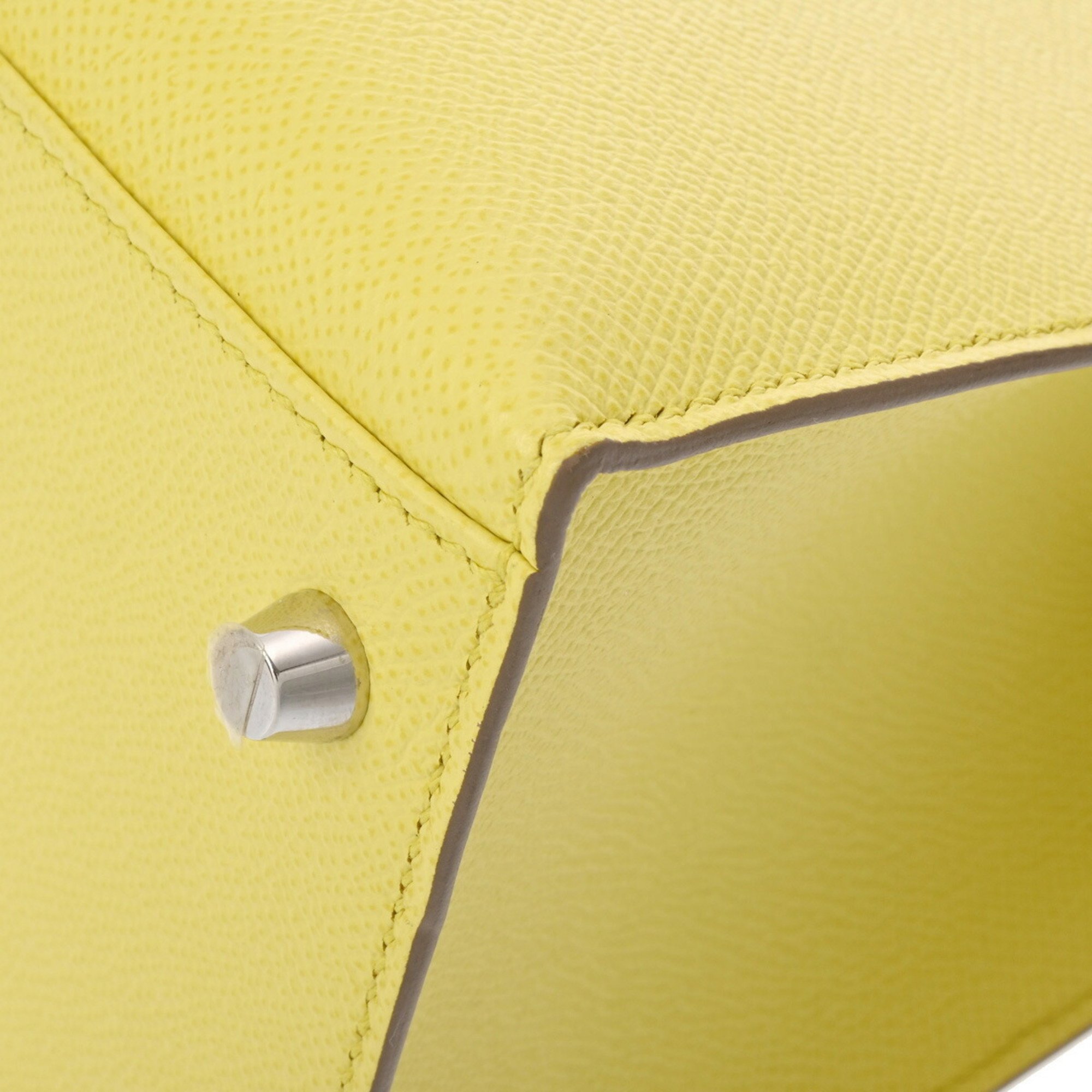 HERMES Kelly 32, outer stitching, souffle, Q stamp (around 2013), women's Epsom leather handbag