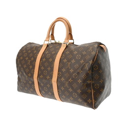 LOUIS VUITTON Louis Vuitton Monogram Keepall 45 Brown M41428 Unisex Canvas Boston Bag