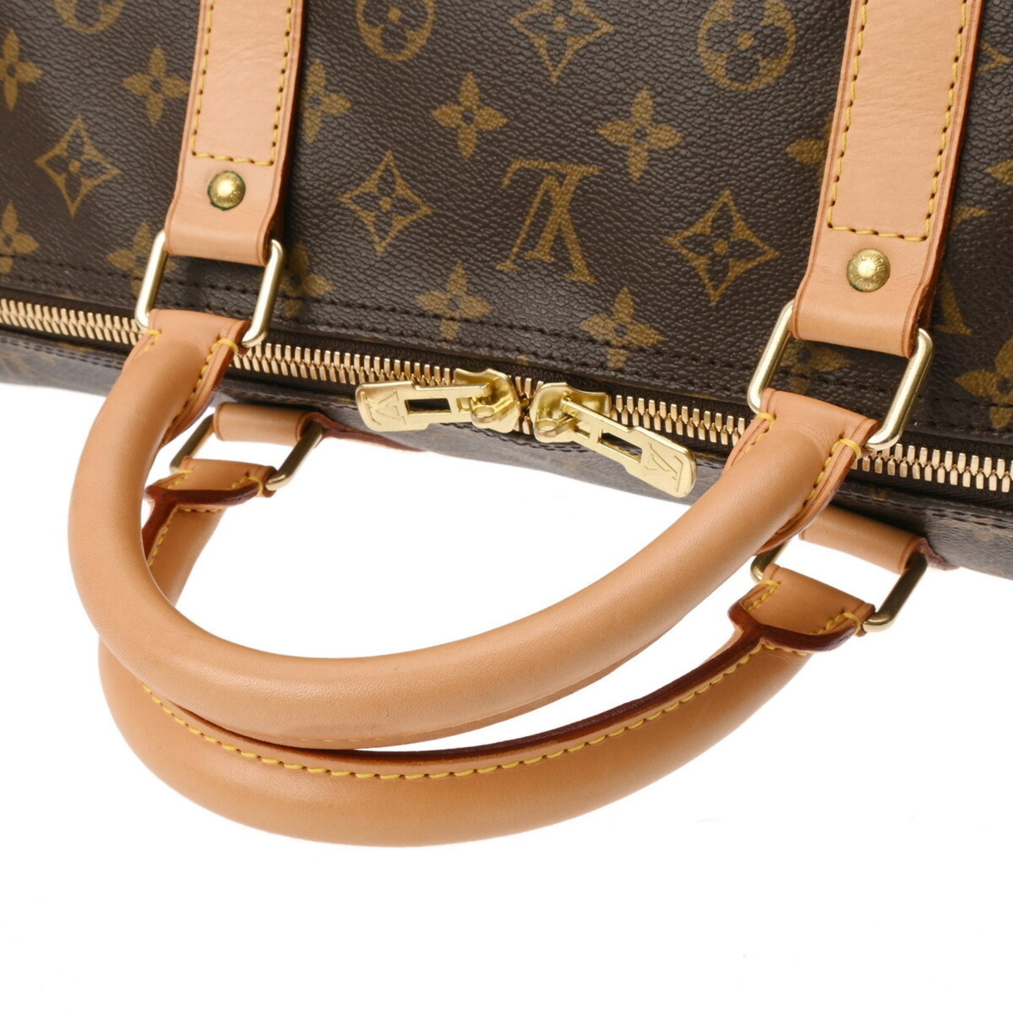 LOUIS VUITTON Louis Vuitton Monogram Keepall 60 Brown M41422 Unisex Canvas Boston Bag