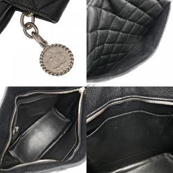 CHANEL Reprint Tote Black A01804 Women's Caviar Skin Bag