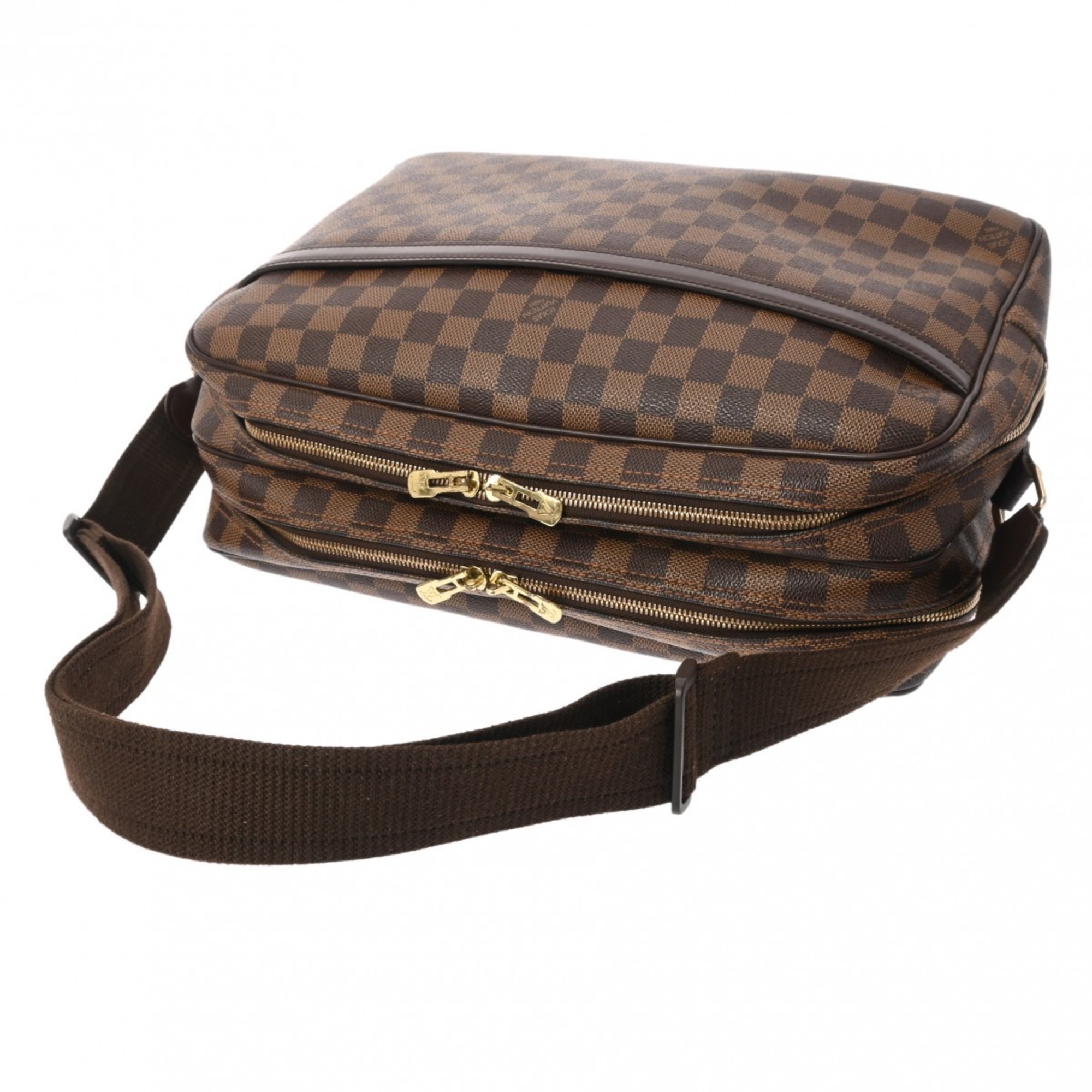 LOUIS VUITTON Damier Reporter PM SP Order Brown Unisex Canvas Shoulder Bag