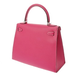 HERMES Kelly 28 Outside stitching Rose Tyrian □Q stamp (around 2013) Women's Epsom leather handbag