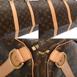 LOUIS VUITTON Louis Vuitton Monogram Keepall Bandouliere 50 Brown M41416 Unisex Canvas Boston Bag