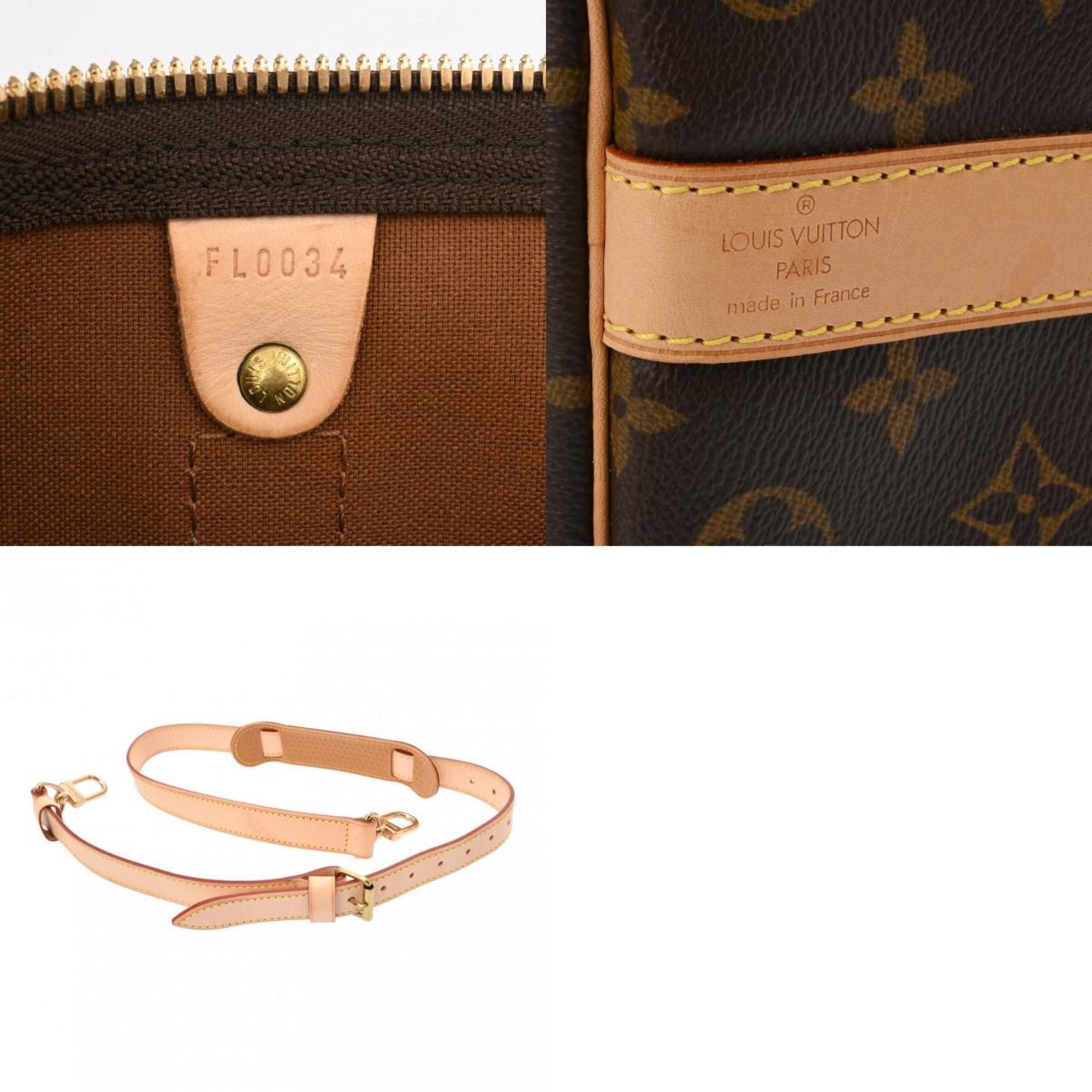 LOUIS VUITTON Louis Vuitton Monogram Keepall Bandouliere 50 Brown M41416 Unisex Canvas Boston Bag