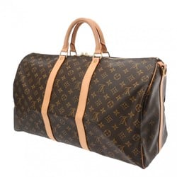 LOUIS VUITTON Louis Vuitton Monogram Keepall Bandouliere 50 Brown M41416 Unisex Canvas Boston Bag