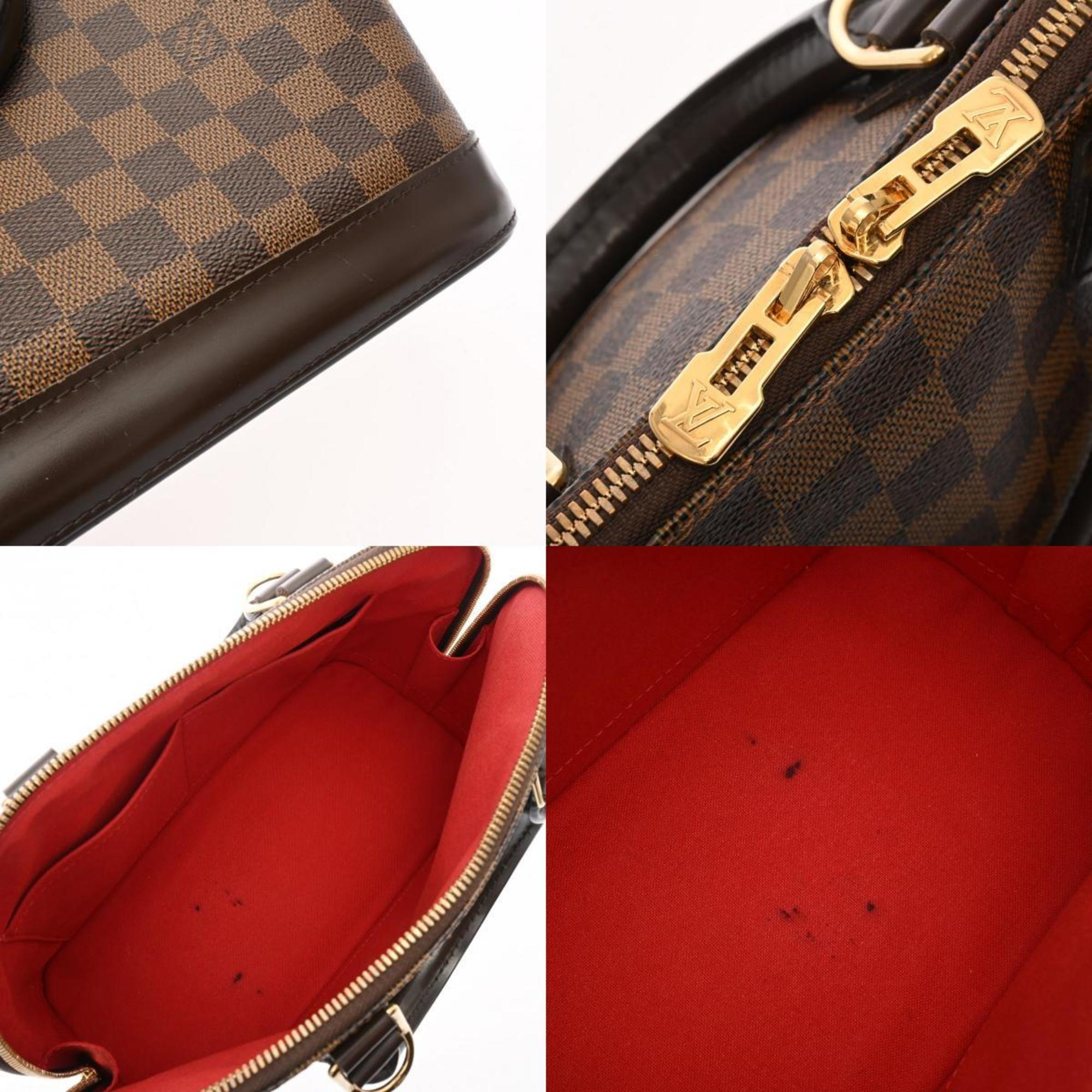 LOUIS VUITTON Damier Alma PM Brown N53151 Women's Canvas Handbag