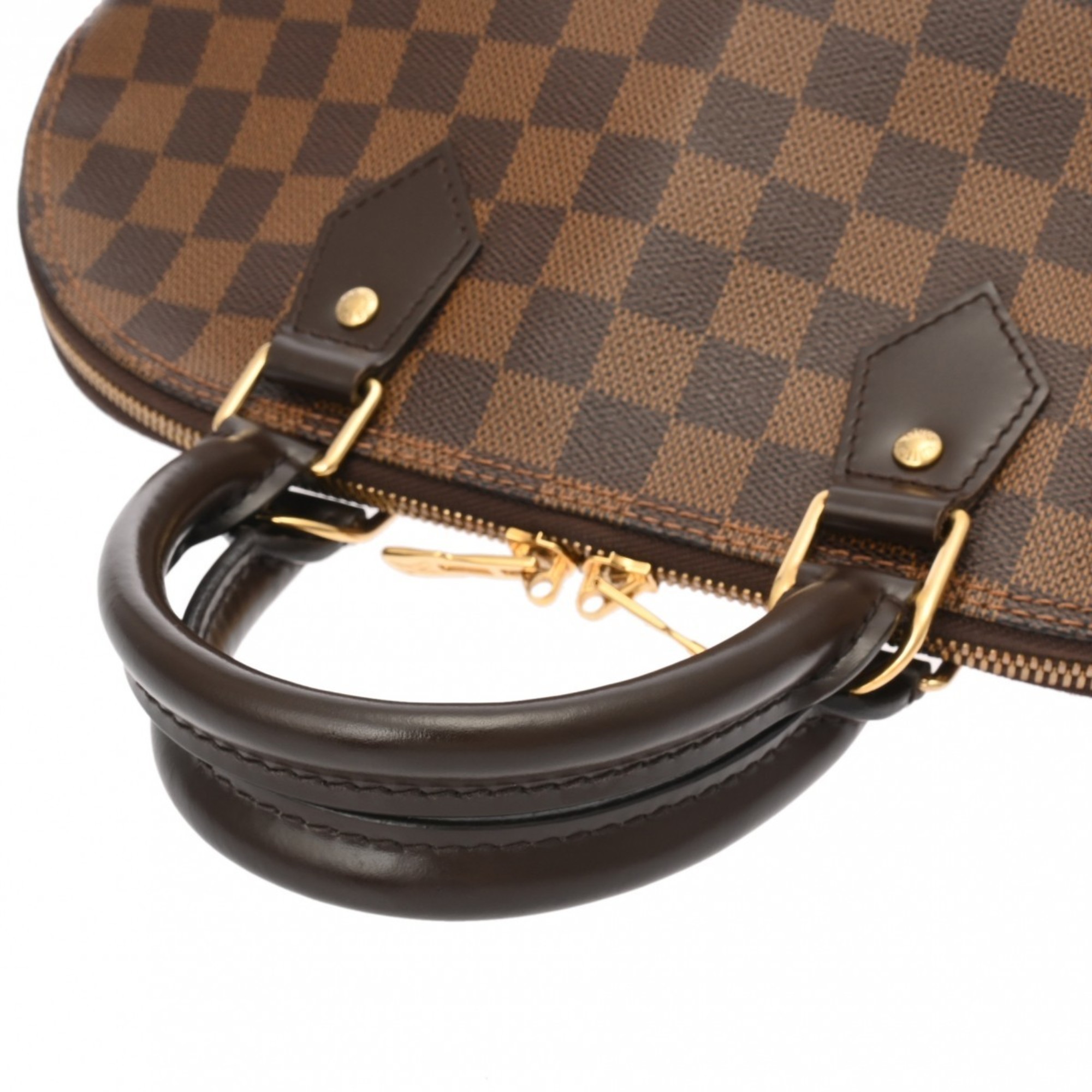 LOUIS VUITTON Damier Alma PM Brown N53151 Women's Canvas Handbag