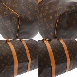 LOUIS VUITTON Louis Vuitton Monogram Keepall 45 Brown M41428 Unisex Canvas Boston Bag