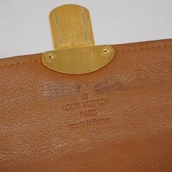 Louis Vuitton Long Wallet Mahina Portefeuille Iris M58140 Caramel Ladies