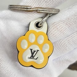 Louis Vuitton Keychain Monogram Portocle LV Shiba M01199 Yellow White Brown Men's Women's