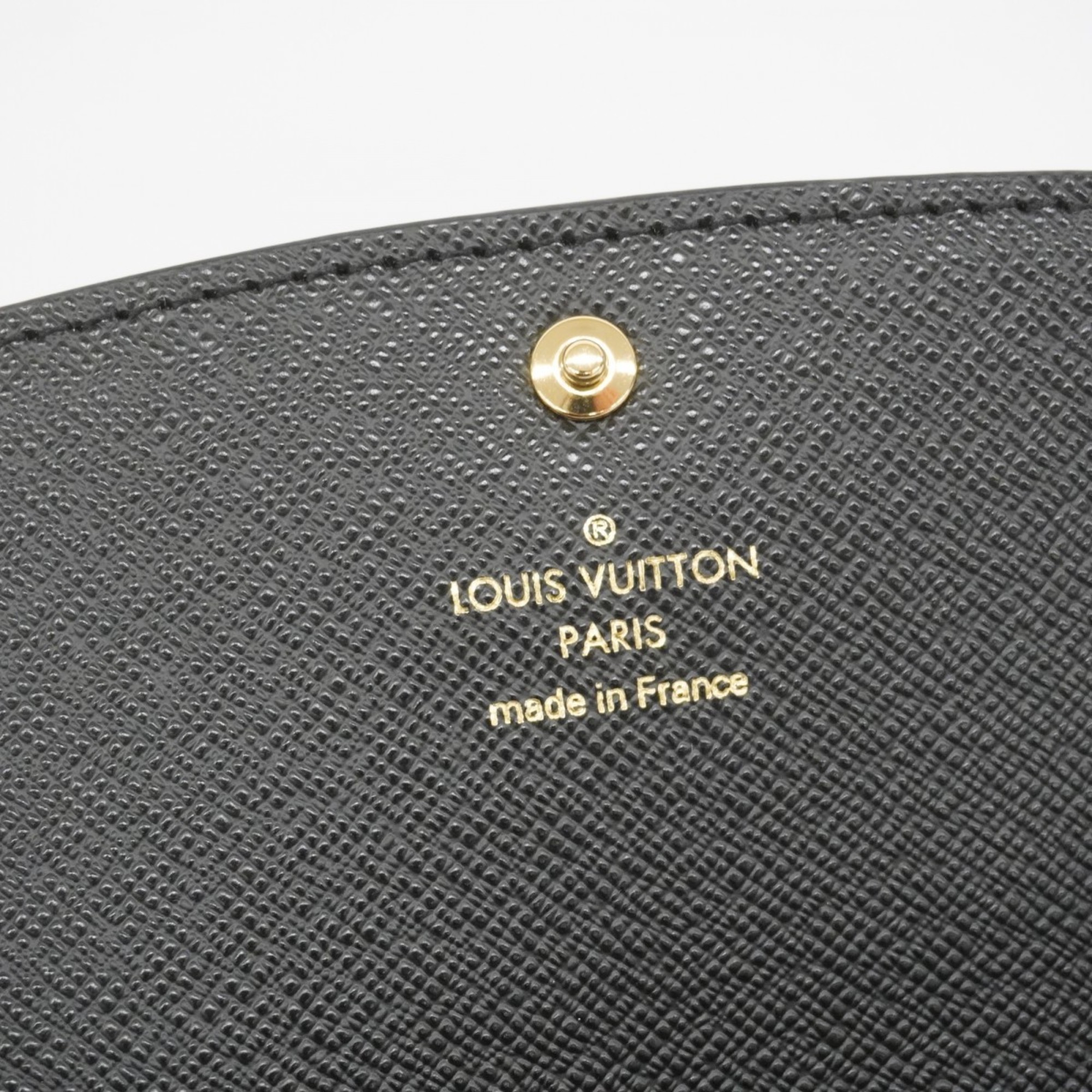 Louis Vuitton Long Wallet Monogram Reverse Portefeuille Emily M82157 Brown Ladies