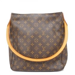 Louis Vuitton Shoulder Bag Monogram Looping GM M51145 Brown Ladies