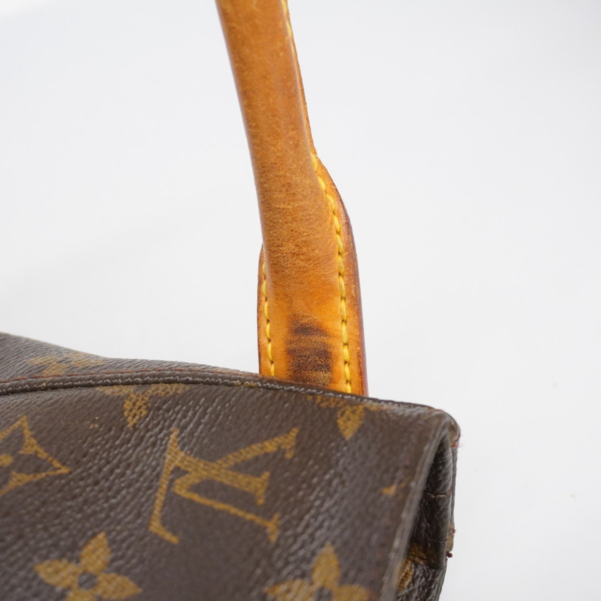 Louis Vuitton Shoulder Bag Monogram Looping GM M51145 Brown Ladies