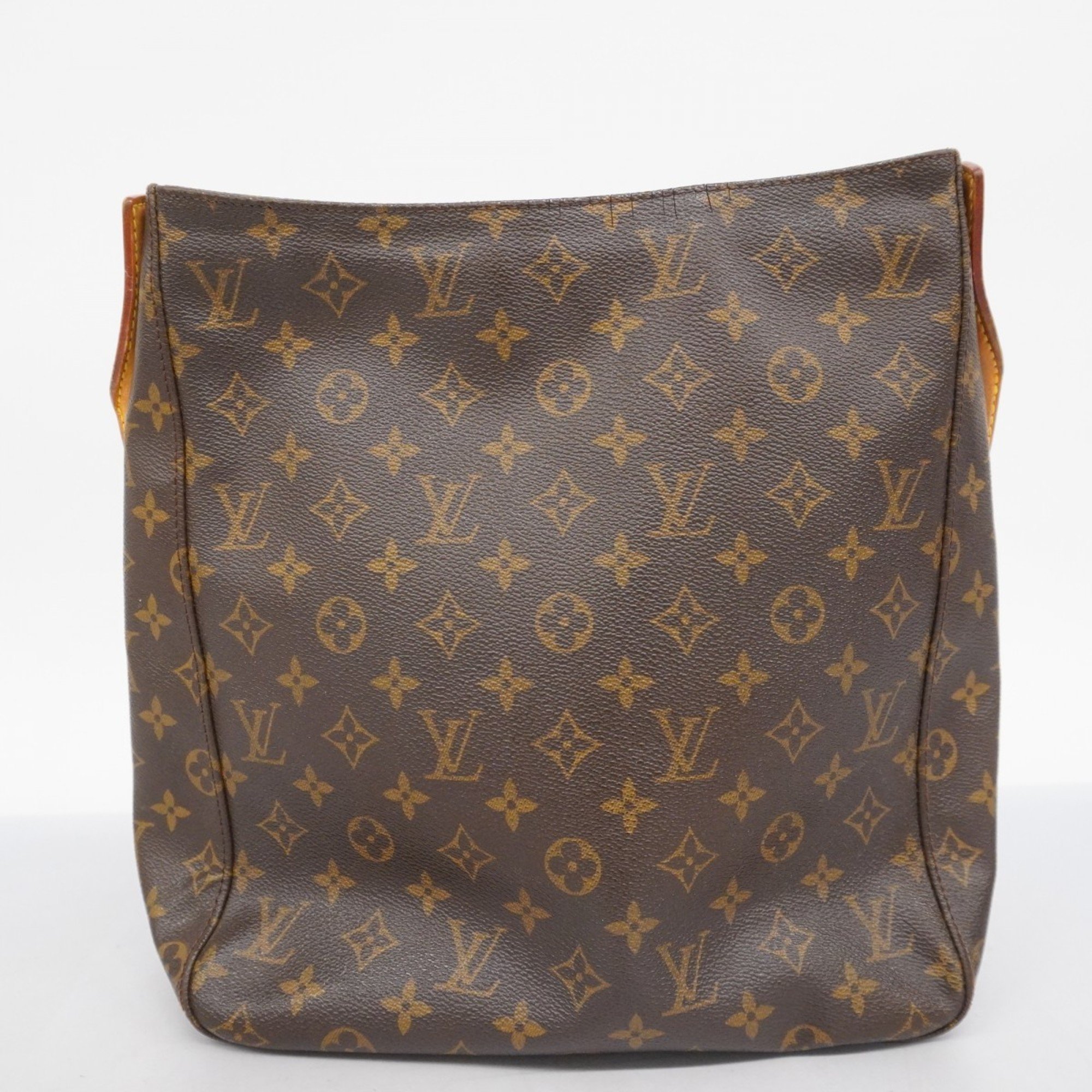 Louis Vuitton Shoulder Bag Monogram Looping GM M51145 Brown Ladies