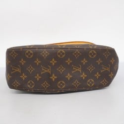 Louis Vuitton Shoulder Bag Monogram Looping GM M51145 Brown Ladies