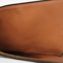 Louis Vuitton Clutch Bag Monogram Poche Document M53456 Brown Men's