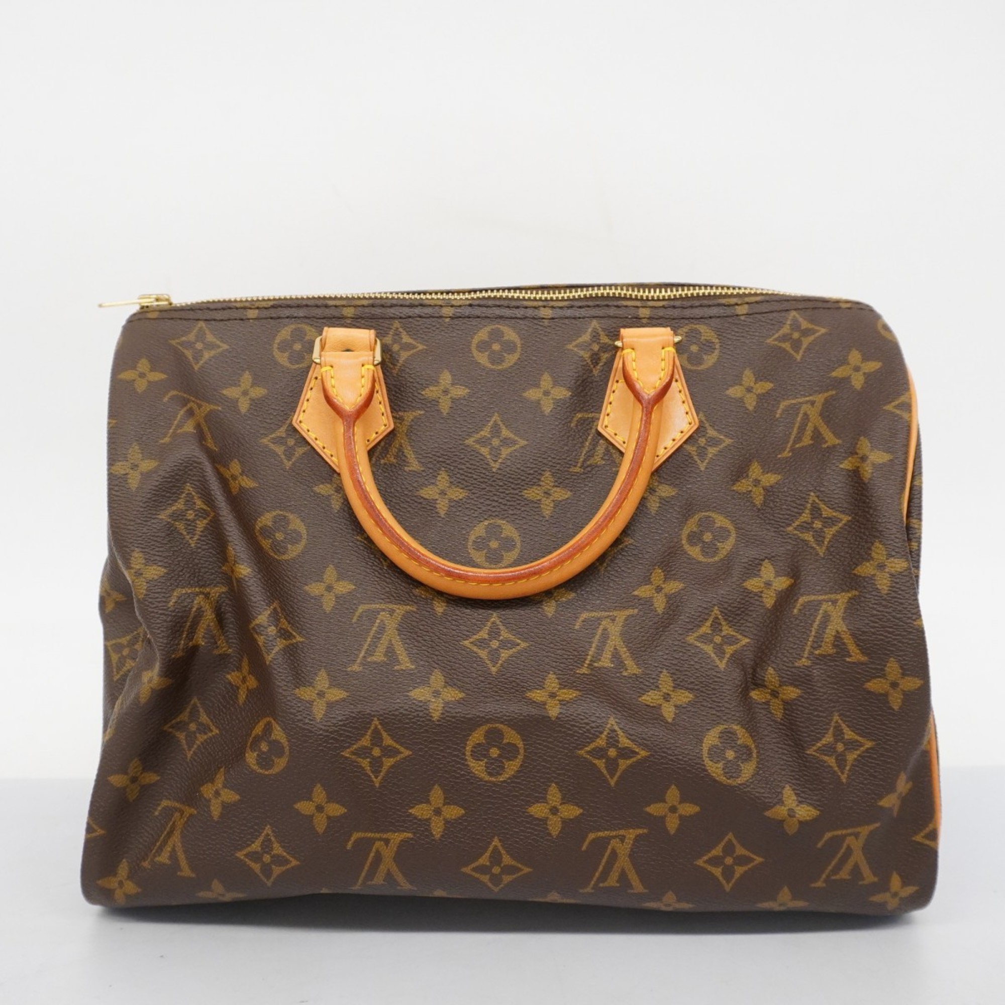 Louis Vuitton Handbag Monogram Speedy 30 M41108 Brown Ladies