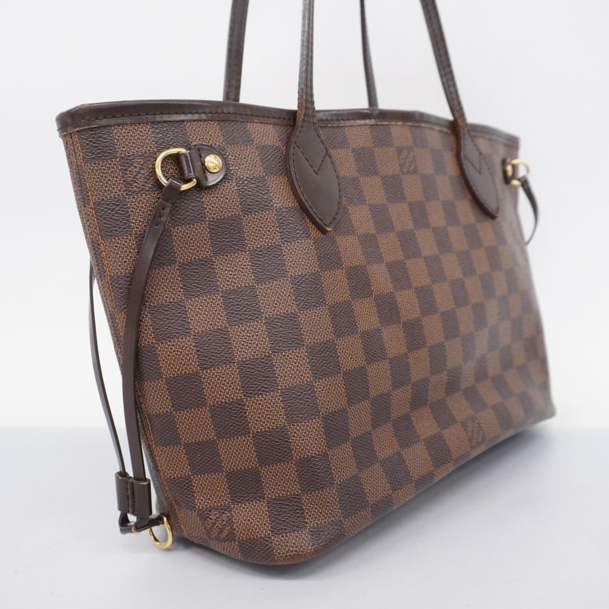 Louis Vuitton Tote Bag Damier Neverfull PM N51109 Ebene Women's