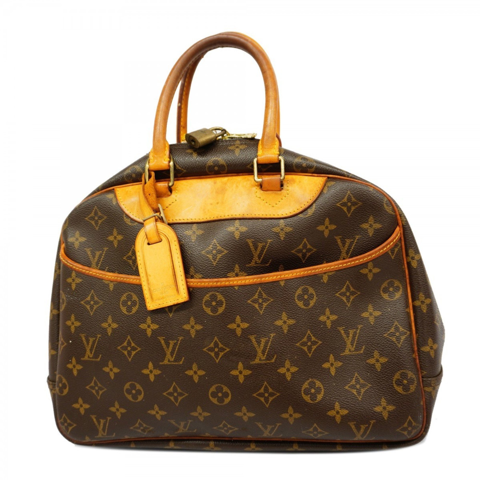 Louis Vuitton Handbag Monogram Deauville M47270 Brown Ladies