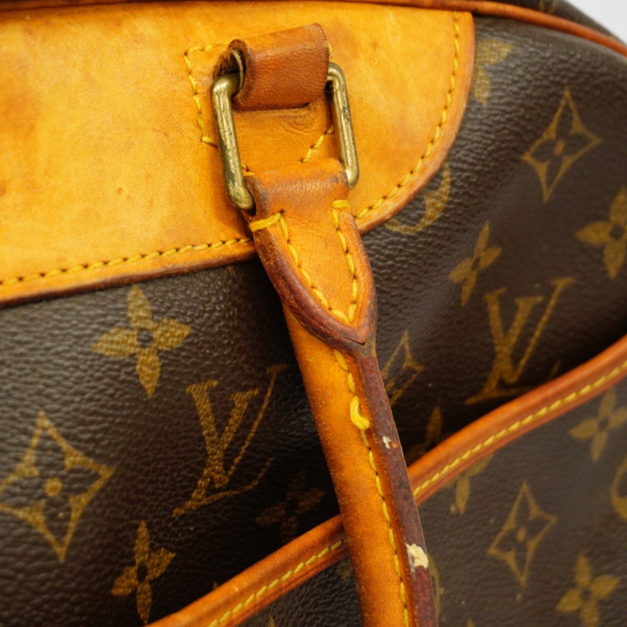 Louis Vuitton Handbag Monogram Deauville M47270 Brown Ladies