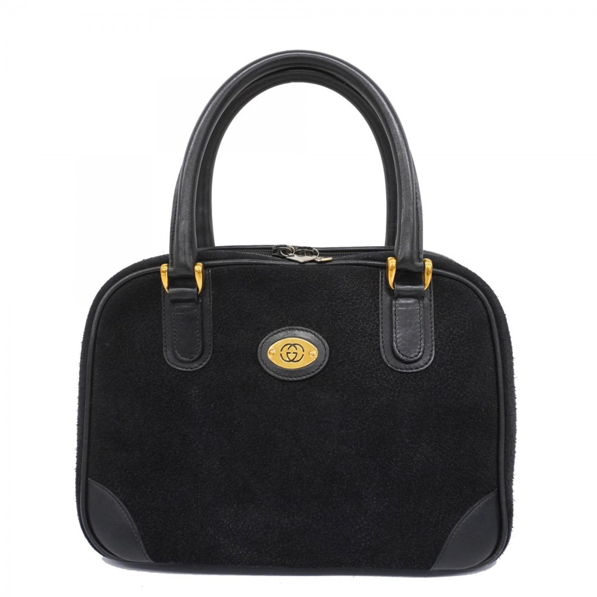 Gucci handbag 000 39 0030 suede black ladies