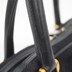 Gucci handbag 000 39 0030 suede black ladies