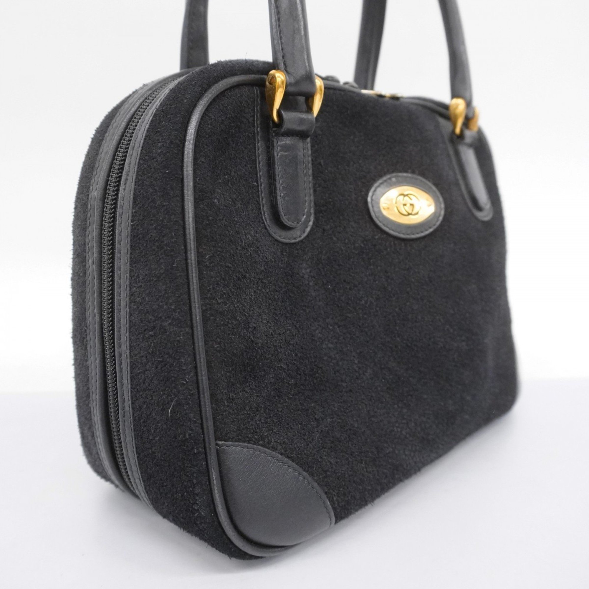 Gucci handbag 000 39 0030 suede black ladies