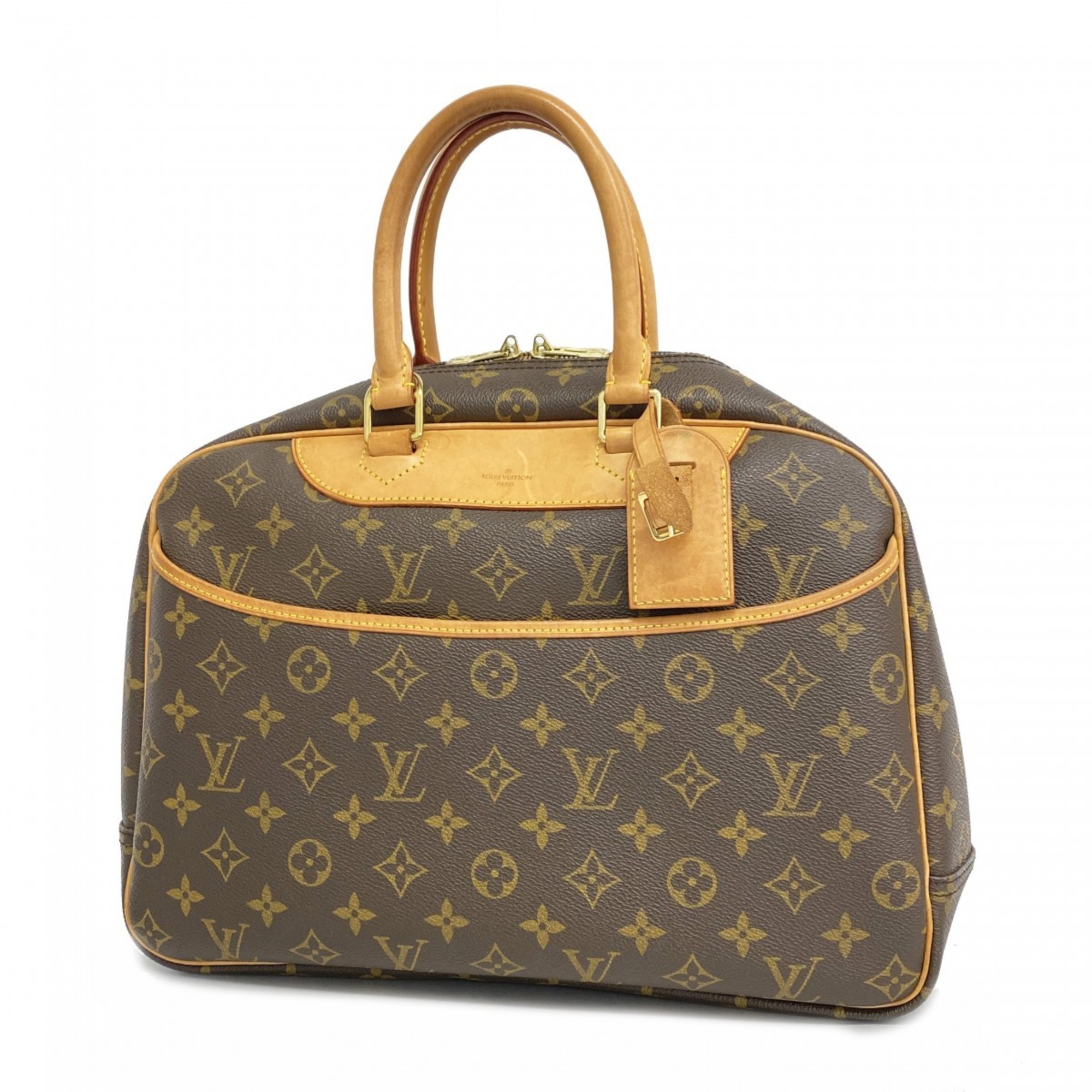 Louis Vuitton Handbag Monogram Deauville M47270 Brown Ladies