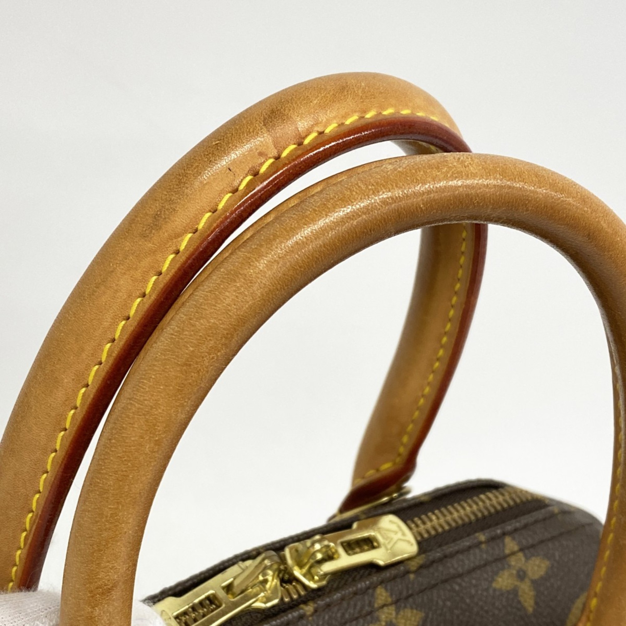 Louis Vuitton Handbag Monogram Deauville M47270 Brown Ladies