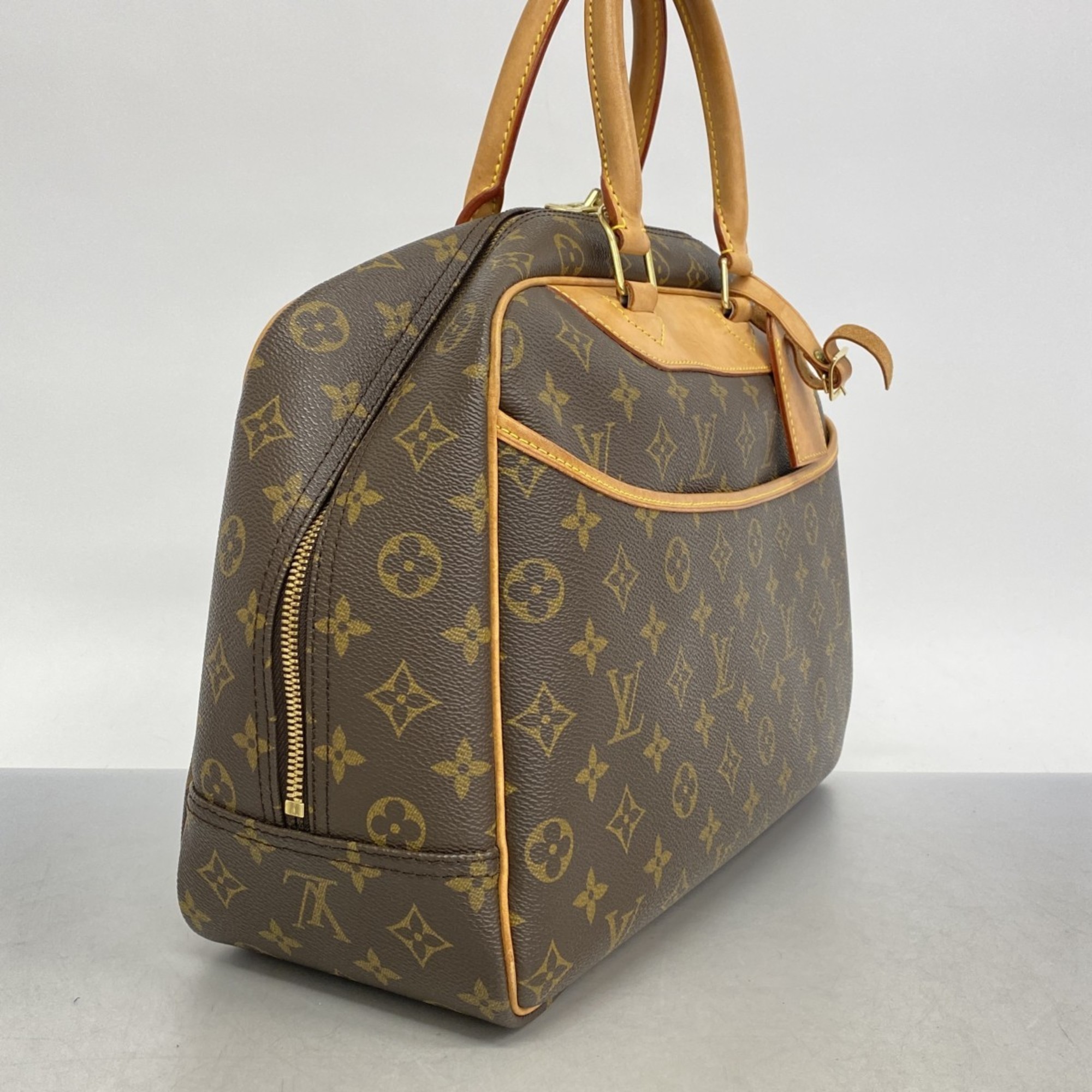 Louis Vuitton Handbag Monogram Deauville M47270 Brown Ladies