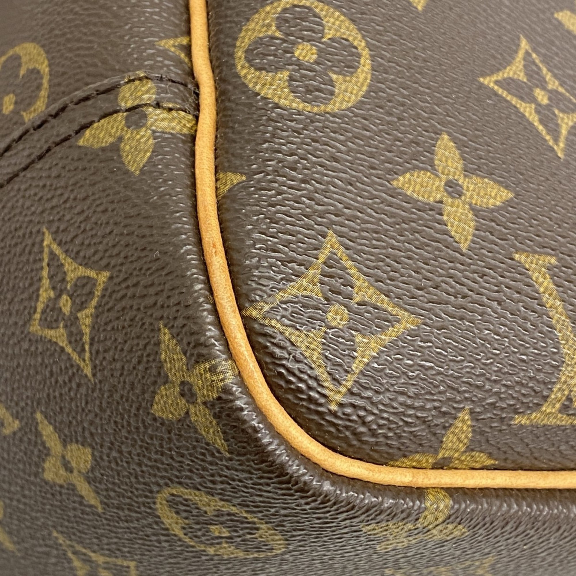 Louis Vuitton Handbag Monogram Deauville M47270 Brown Ladies