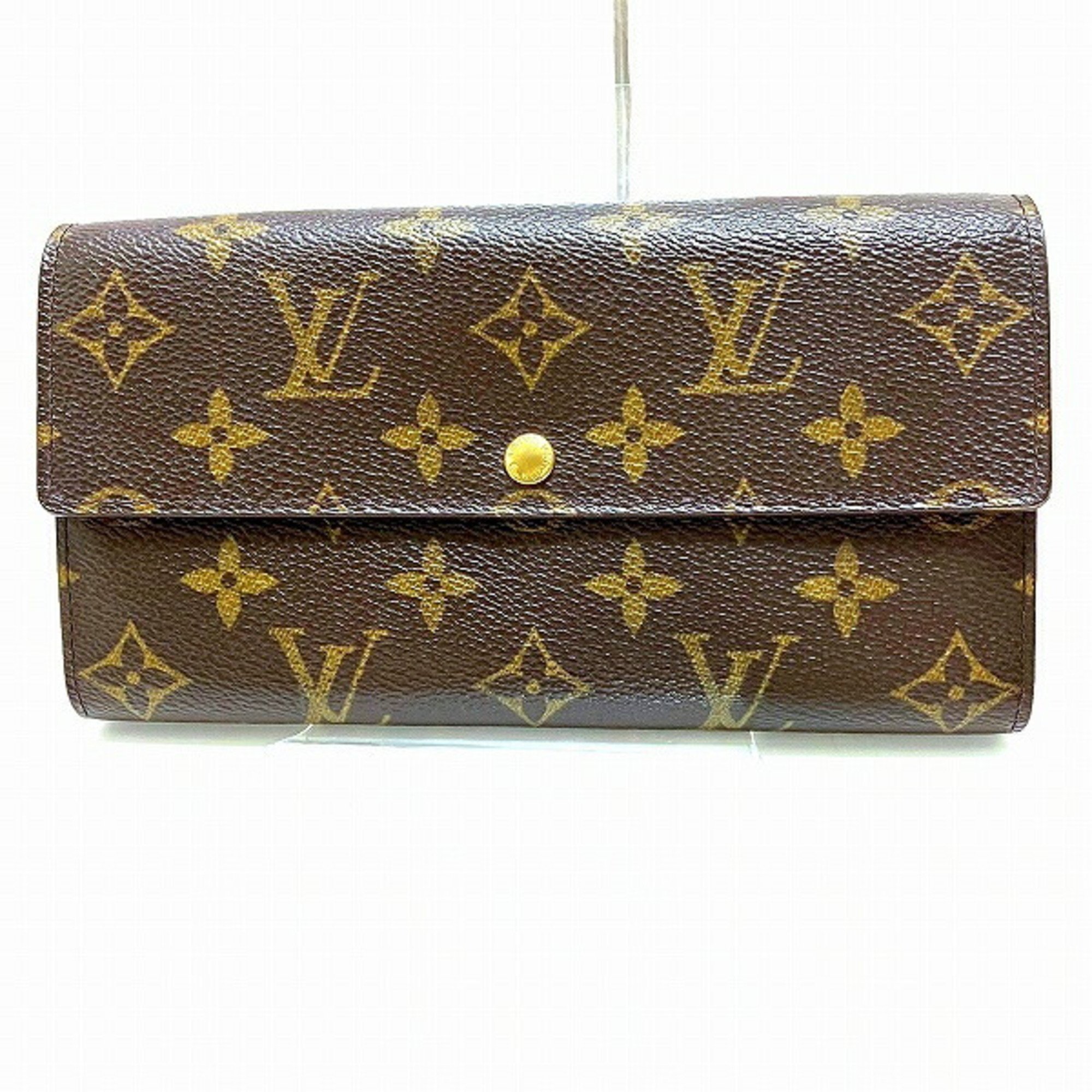 Louis Vuitton Monogram Portefeuille Sarah M61734 Long Wallet for Men and Women