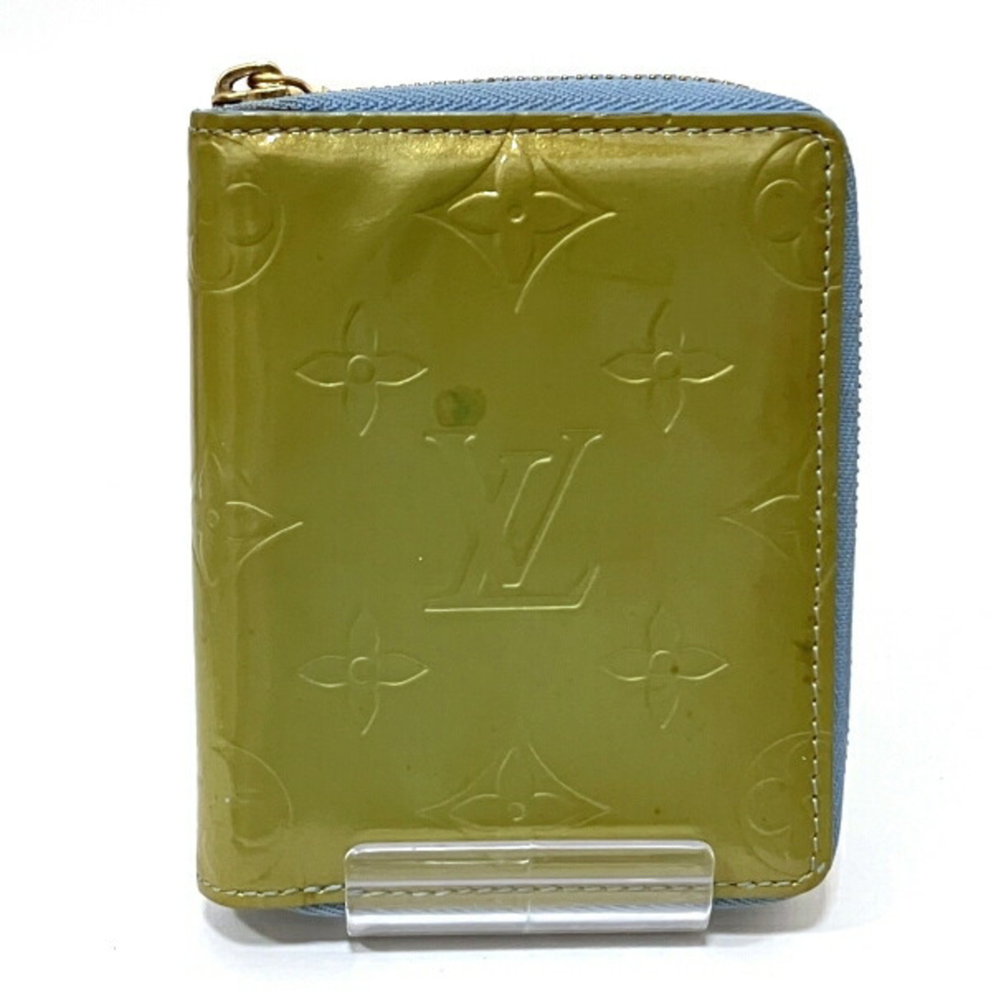 Louis Vuitton Monogram Vernis Bloom M91016 Wallet Bi-fold for Women