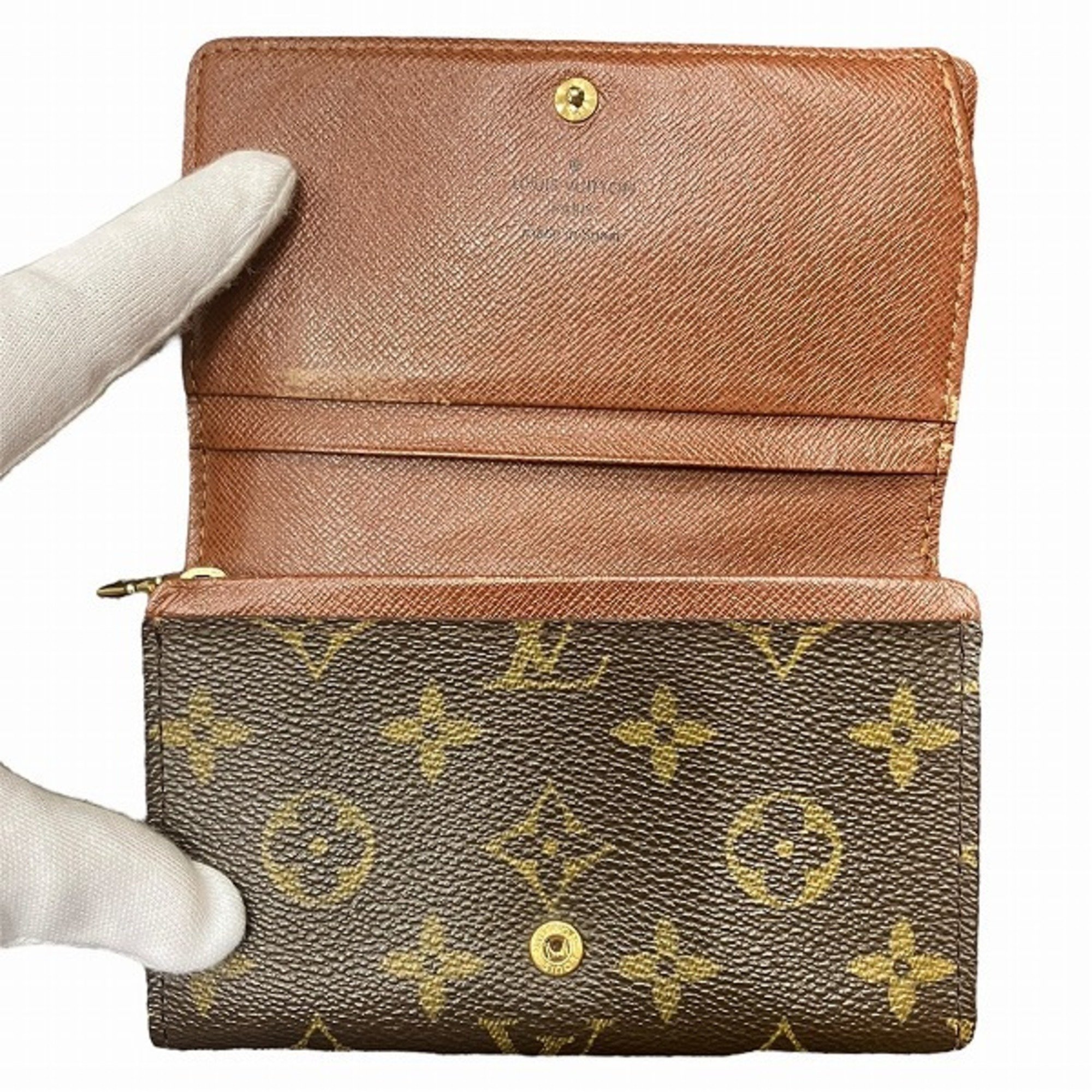 Louis Vuitton Monogram Portemonnay Bi-fold Wallet for Women M61730